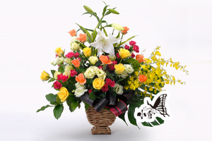 アレンジフラワー　約90cm×約70cm（参考）