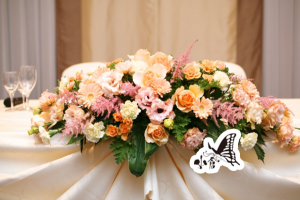 会場装飾（メインフラワー）